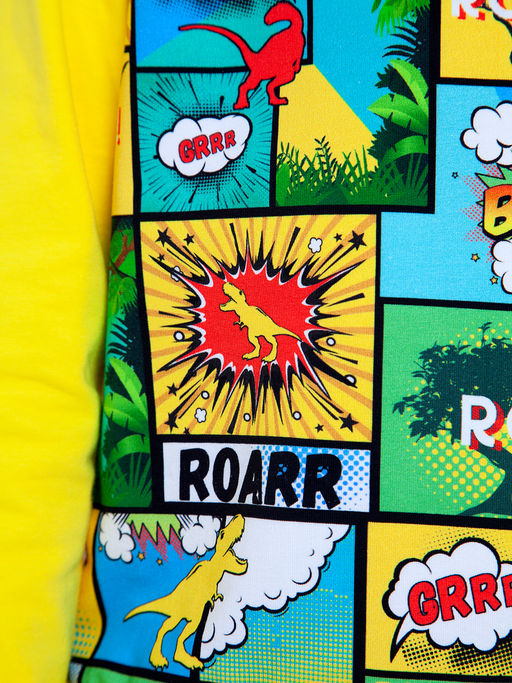 Свитшот "Тродон",лимонный