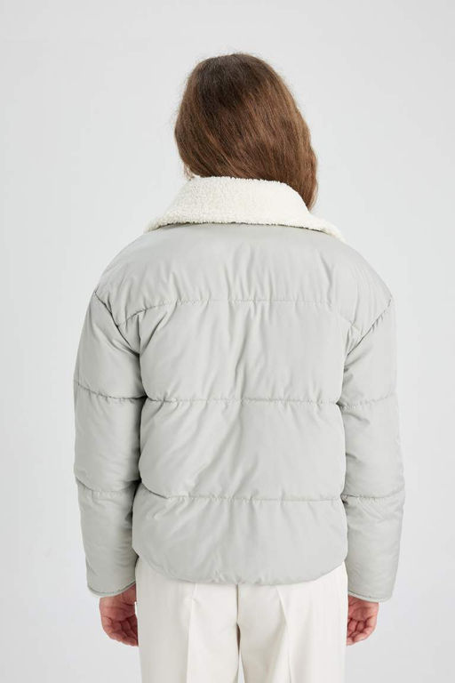 Пальто из тафты стандартного кроя - Defacto фото 7