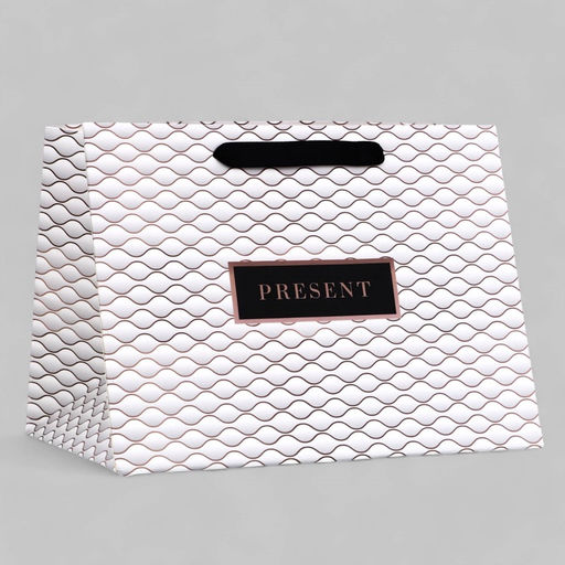 Пакет подарочный ламинированный с широким дном,Текстура, 25?19?18 см - UPAK LAND фото 5