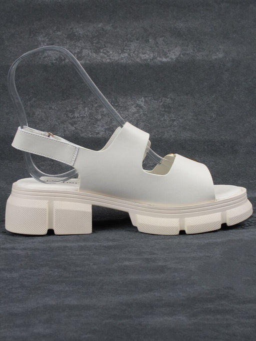 08-PEAG61-1 LT. BEIGE Босоножки женские (натуральная кожа)