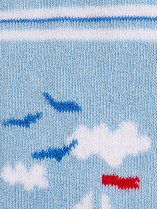 (Omsa) Collant 13P64-2 с рисунком (кораблик/якорь)