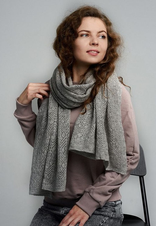 Палантин из 100% монгольской шерсти (арт. 05138-1) - Тод оймс ххк фото 6