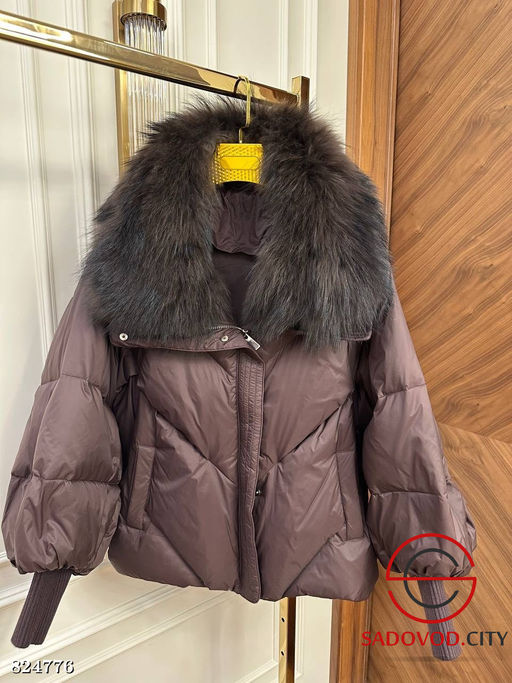 Куртка-еврозима с меховым воротником