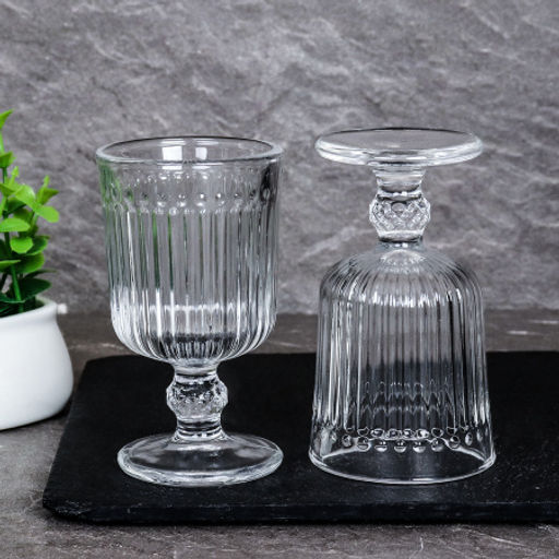 Рюмка 6 штук 80 мл на ножке прямая / F207-1A /уп 24/ - Галеонтрейд фото 5