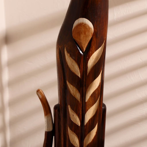 Сувенир «Кошка», 100 см, дерево, коричневый