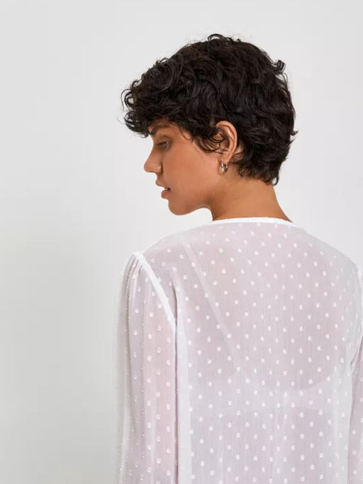 10200260545 Блузка жен. Tiora белый - Concept club фото 4