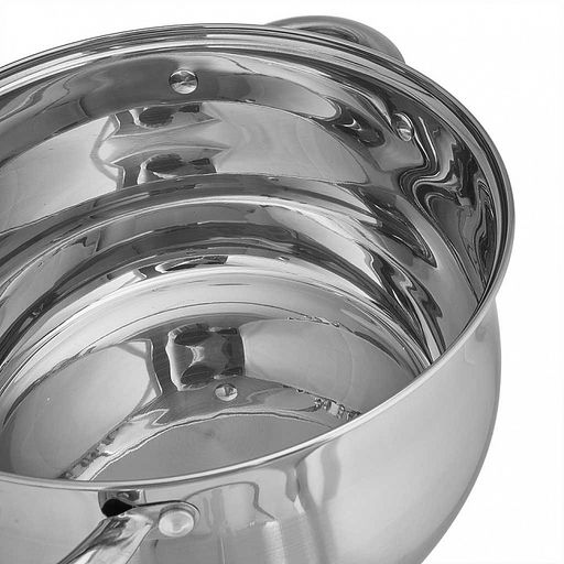 Кастрюля нерж. 4,0 л. стекл. крышка, 20 см, арт. ВЕ-353/2