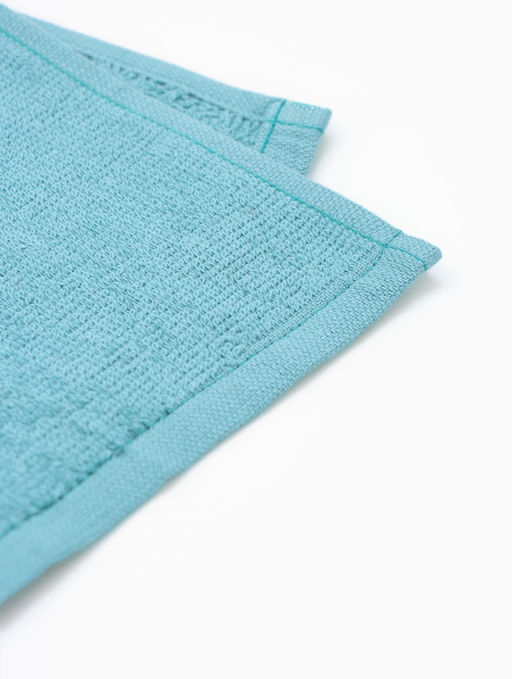 Цена за 2 шт. Полотенце махровое Этель. Я бы обнял тебя, 30?30 см, 100% хлопок, бирюзовое  фото 2