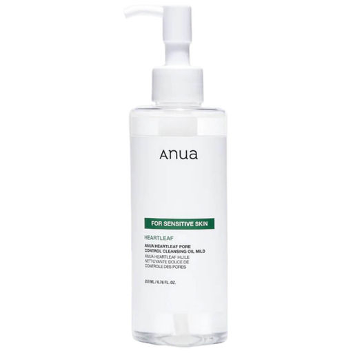 Anua Heartleaf Pore Control Cleansing Oil Mild, 200ml - Гидрофильное масло для чувствительной кожи
