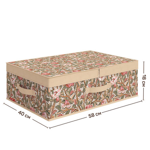 VAL OF-BOX-LD Короб стеллажный с двойной крышкой, 58*40*18 см, OPUS ROMANO FLORA, шт