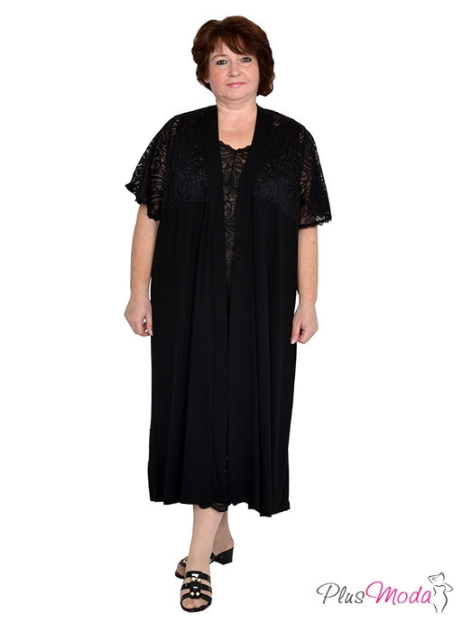 Халат-пеньюар Модель №856 размеры 44-84 - Plusmoda фото 2