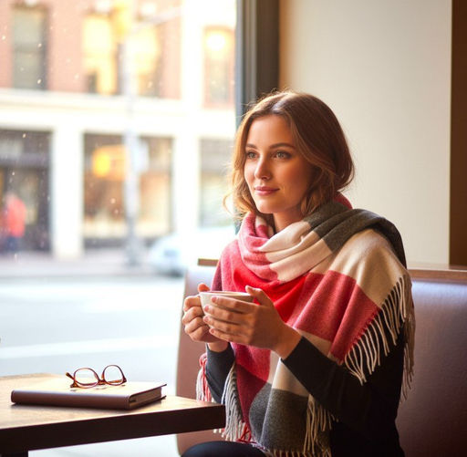 Платок из кашемира, мультицвет - Greta фото 2