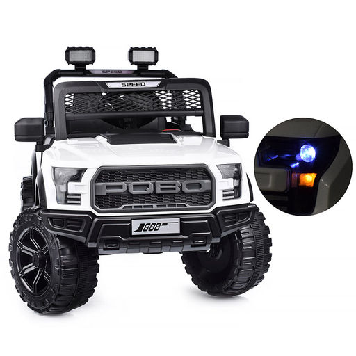 Электромобиль "Круиз" на аккумуляторе, с р/у управлением, в коробке (белый)