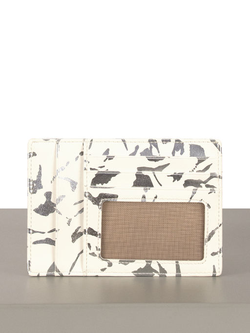 LACCOMA кредитница LA-6888-белый-серебристый натуральная кожа