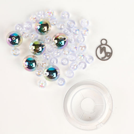 Мягкая игрушка Зодиак Создай своё украшение. Козерог, с кулоном - POMPOSHKI фото 4