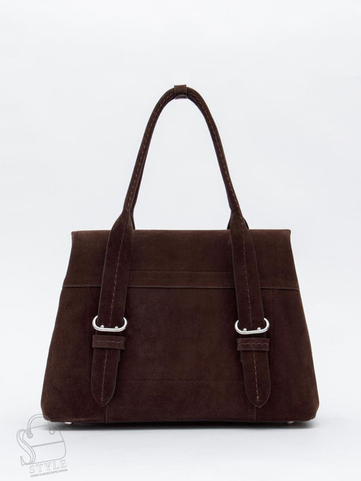 Сумка женская кожаная 1092M coffee Polina&Eiterou