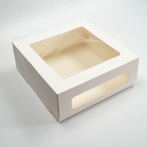 S-CHIEF BFC-012 Кондитерская коробка для торта с ДВУМЯ ОКНАМИ 26 x 26 x 10 см фото 3