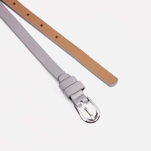 Ремень женский, ширина 1.3 см, винт, пряжка металл, цвет серый - Simaland фото 2