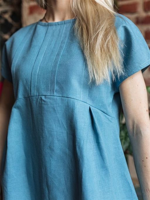 Платье 100% лен ВОЛТРИ