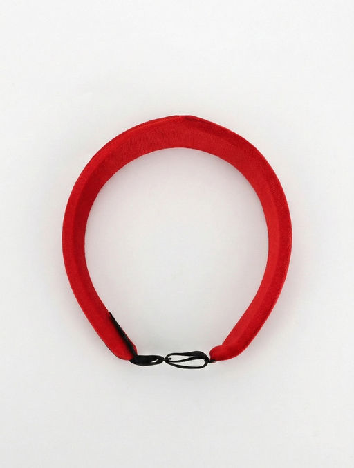 Ободок - кокошник для волос QF «Мария», 18×5.5 см, красный