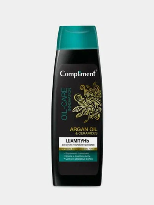 COMPLIMENT д/волос шампунь 400мл Argan oill & Ceramides д/сухих и ослабленных