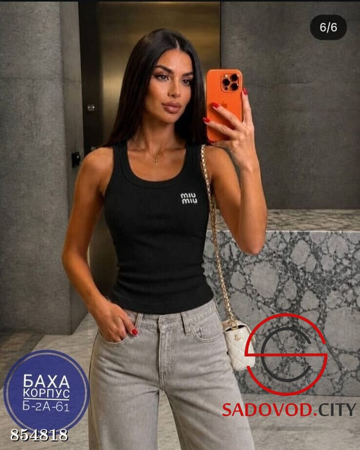 Майка женская однотонная - Fiona фото 5