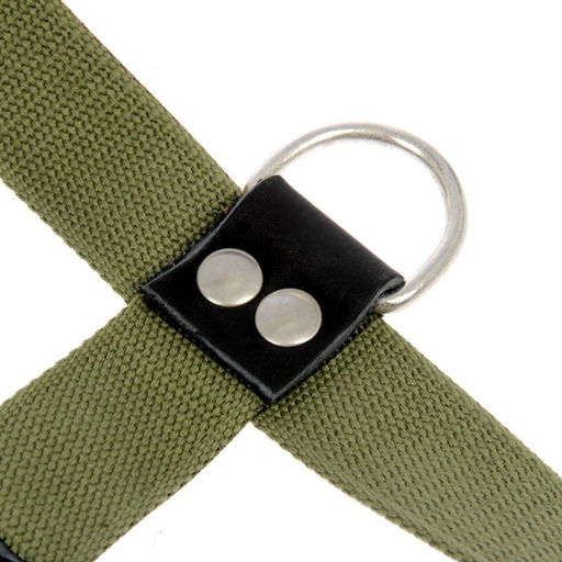 Шлейка брезентовая Ездовая №1, 3,6 см, обхват шеи 80 см, обхват груди 80-92 см - Пижон фото 2