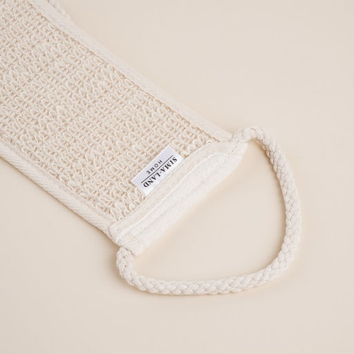 Мочалка - лента массажная SL Home «Ортика», крапива, 60×10 см, бежевая