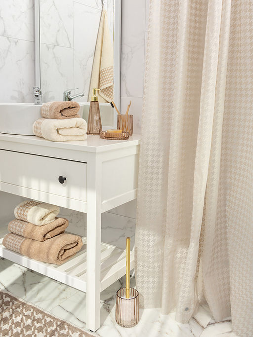 Полотенце для тела 70x130 молочный махровая ткань