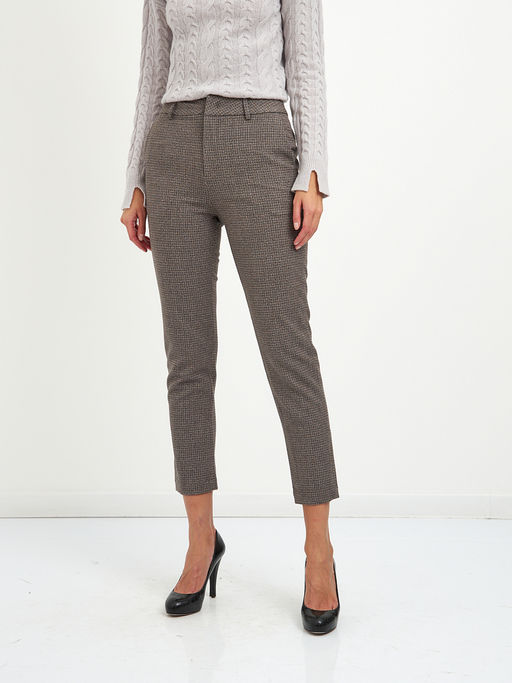 брюки женские бежевые укороченные - Glenfield фото 3