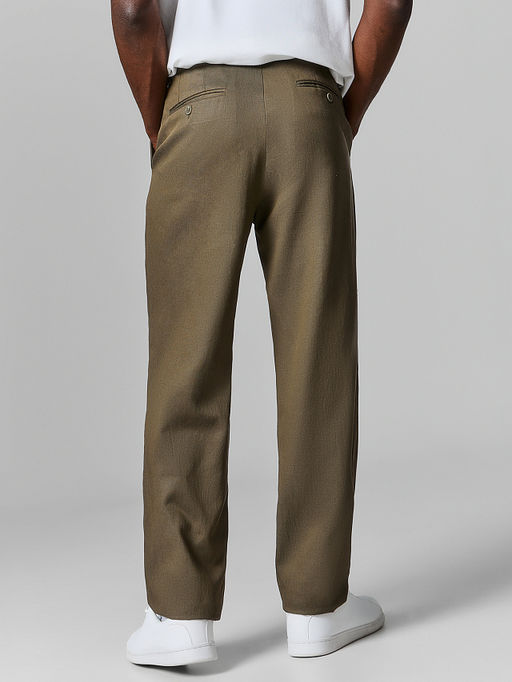 Брюки мужские прямые зеленые - Mark formelle фото 3