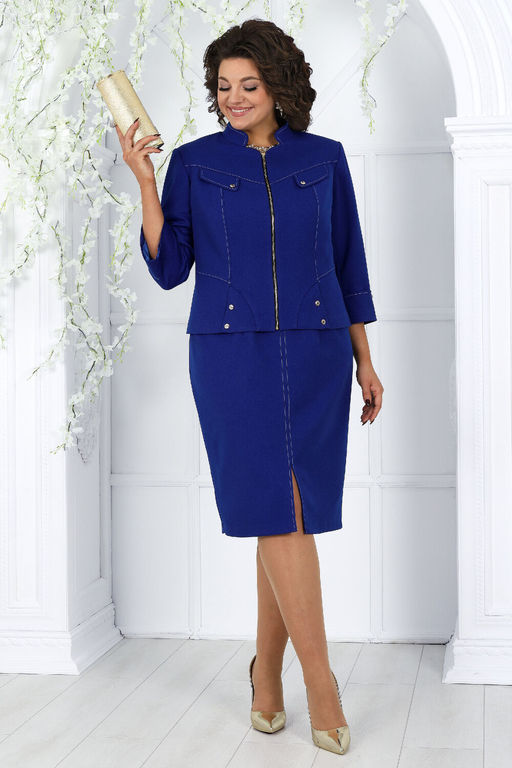 Платье Ninele 7431-Р темно-синий - Mira fashion фото 144