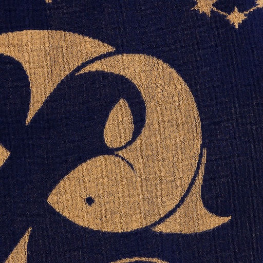 Полотенце махровое Этель Знаки зодиака: Рыбы фиолетовый, 67х130 см, 100% хлопок, 420гр/м2  фото 3