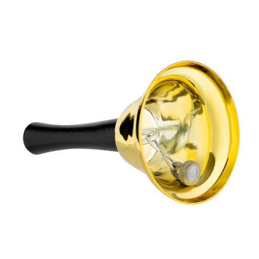 Колокольчик металлический, звонок настольный Sunshine,12×6.5 см, золотой