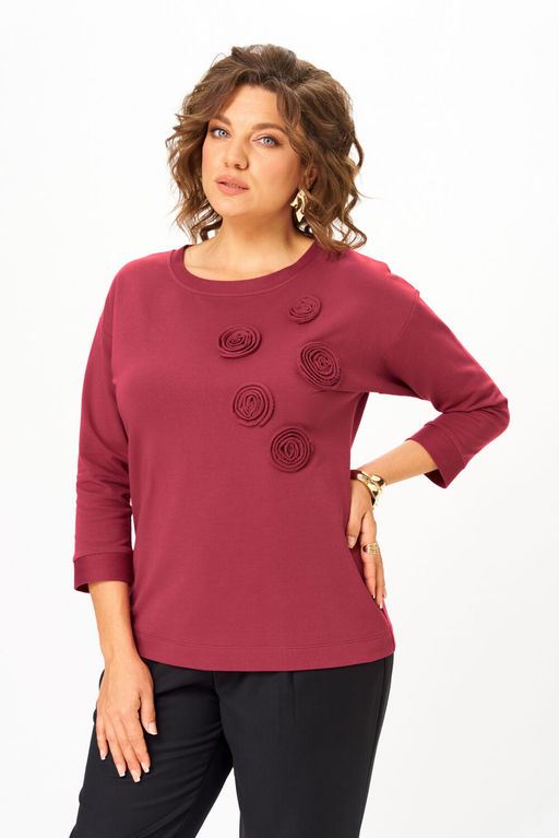 Джемпер Rumoda 2268 бордовый