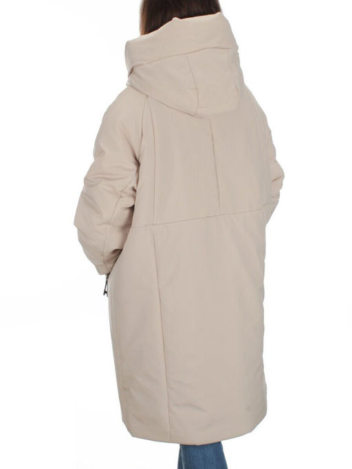 M-9097 BEIGE Пальто зимнее женское CORUSKY (верблюжья шерсть) - Фабричный китай фото 4