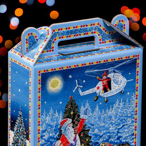 Цена за 5 шт. Подарочная коробка Праздник к нам приходит 16,8 х 7 х 25 см - Simaland фото 5