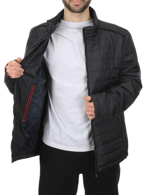 1520 DK. BLUE Куртка мужская демисезонная (80 гр. холлофайбер) - Fashion фото 8