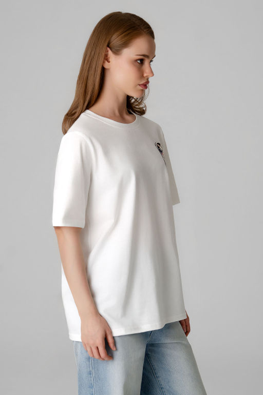 Арт. 31140 Футболка женская Россия 44-50 (4 шт) Цвет:молочный - Калинка фото 23