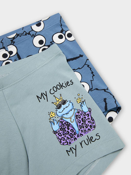 Трусы мужские боксеры мультипак (2 шт.) серо-синие с контурными героями - Mark formelle фото 7