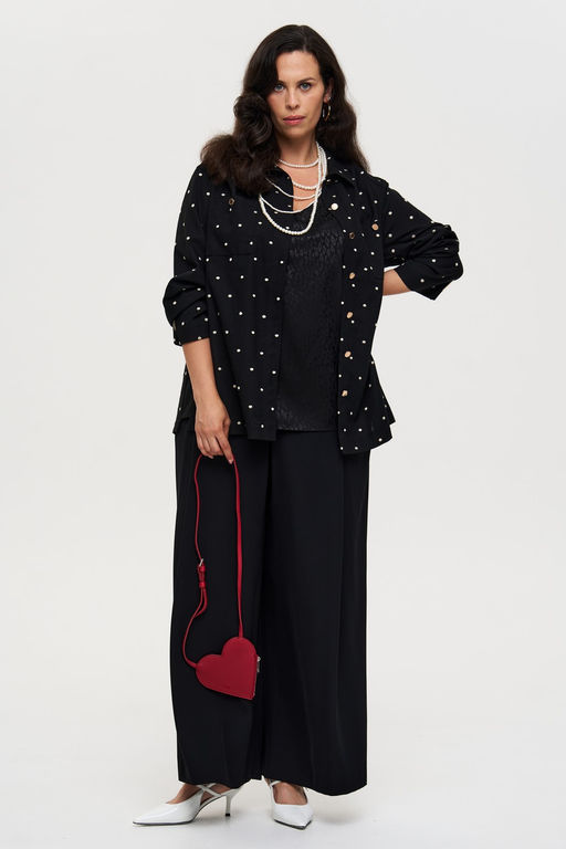 Рубашка Фачинелли черный - Intikoma фото 20