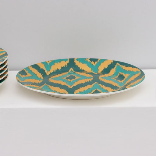 Тарелки Доляна Askım, 18 предметов: 6 тарелок d=20 см, 6 тарелок d=25 см, 6 тарелок глубоких 340 мл, фарфор, разноцветные