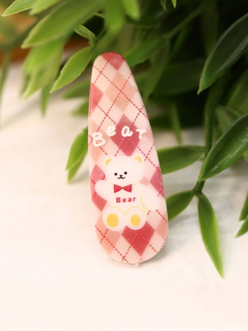 Набор аксессуаров для волос Hand bear, pink, 3 шт. в наборе - I likegift фото 3