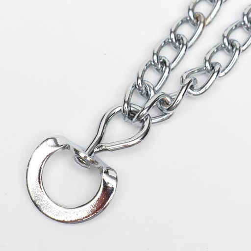 Ошейник - полуудавка строгий с защитными колпачками, 2,5 мм х 45 см - Пижон фото 4