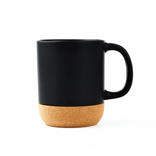 Кружка керамическая с пробковым дном «Настоящий мужик», 400 мл