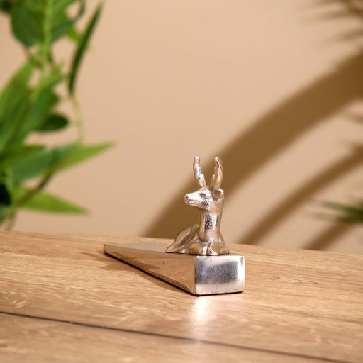 Стоппер дверной «Олень», 16.5×5×9 см, алюминий