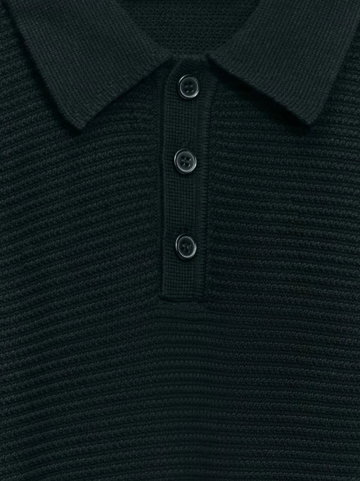 Джемпер поло текстурной вязки / Zarina