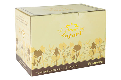 Сервиз чайный Flowers, Мак, 6 персон, 14 предметов - Anna lafarg emily фото 19