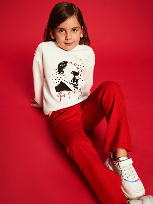 Beli Lastikli Basic K?z Bebek Pantolon - Waikiki фото 4