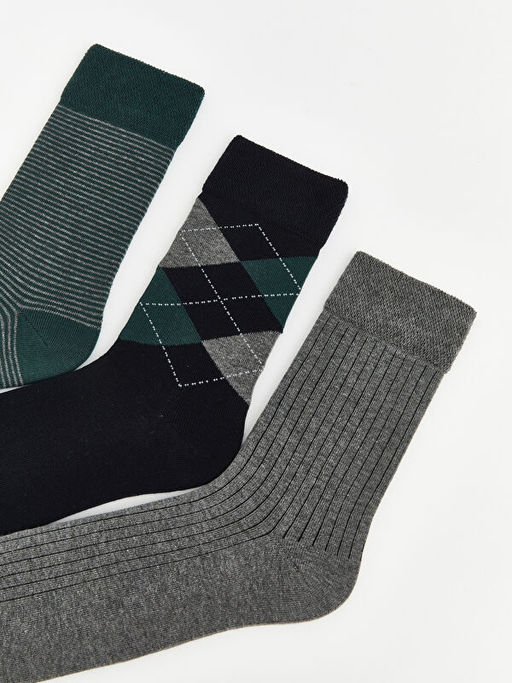 Desenli Erkek Soket ?orap 5li